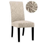 Uus Velvet Jacquard tooli kate Spandex s&ouml;&ouml;gitooli kate Elastne veniv istmekate hotelli restorani kodukaunistuseks 1 piece