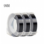 1 tk dymo reljeefse etiketivalmistaja jaoks 9 mm kleeplindiga DIY K&auml;sitsi etiketivalmistaja Kirjutusmasin MOTEX E101 etiketiprinterile 3pcs label tape