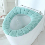 Vannitoa WC-pott k&auml;epidemega Closestool pestav pehme talvesoojendaja matt padjapadi O-kujuline WC-istme bideekatted roheline