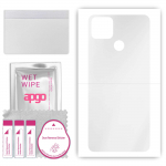apgo Ultra Clear Protective Skin Sticker for the back compatible with Realme V3 5G, Wrap Film, Hydrogel Film, Flexible, Soft TPU with positioning laye
