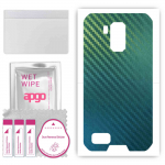 apgo Protective Skin Sticker for the back compatible with Ulefone Armor X7 Pro, Wrap Film, Foil, Vinyl - Pattern Carbon Chameleon CAKA1