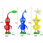 MOC Pikmin 3-in-1 Taimelaadsed Olendid Ehitusklotside Komplekt M&auml;ngurollide Mudel Paberjuhendiga 363 tk M&auml;nguasjad Lastele Kingitused S