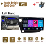Android Auto Raadio Stereo Honda Insight 2009-2014 jaoks 2 Din Multimeedia Carplay Navigatsioon Autoradio GPS WIFI Peak Unit 4+64GB 1+16GB,Left
