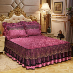 3 tk Kodu Voodikate Voodil Kahekohalise Voodi Kaunistus Seelik Sile Puuvillane Voodipesu Queen/King Size Voodile 3pcs 150x200cm