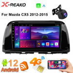 Autoraadio Autostereo Mazda CX5 CX-5 CX 5 2012-2016 jaoks 2 Din Android Autoraadio GPS Multimeediam&auml;ngija Carplay Android Auto 4+64+AHD