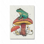 Konn Seene Vihmavari Koomiksim&auml;ng HD Poster Prindi Loomade Koomiksid L&otilde;uendimaal Lastetoa Kodukaunistused Anime Kunst Seinapilt 21x30cm No Framed