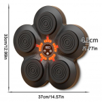 LED nutikas muusika poksimasina seinam&auml;rk 2&ndash;5 valgusrežiimiga liivakott, l&otilde;&otilde;gastav treeningsihtm&auml;rk poksispordi jaoks, agility reaktsioon 04