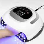 320W 72 LED-iga v&otilde;imas k&uuml;&uuml;nte kuivati geelk&uuml;&uuml;nelaki jaoks Professionaalne k&uuml;&uuml;nte kuivati valgusti taimeriga automaatse anduriga k&uuml;&uuml;nte kunstivahend EU valge