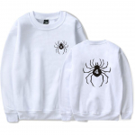 Hunter X Hunter GENEI RYODAN Phantom Troupe Pullover Pusad Felpa Sudadera Camisola L valge