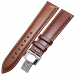 Kellarihm 18mm - 24mm ehtsast nahast kellarihm pruun must Kvaliteetsed kellarihmad K&auml;ev&otilde;ru-kinnitustarvikud 18mm