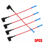 12V auto kaitsmekarbi hoidik 5 tk APM Tap Mini Blade mikro sularahaautomaadi adapter Auto Motri kindlustus punane