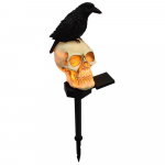 Koljuaia p&auml;ikesevalgustid Halloweeni &otilde;ueskaunistused Skeletipea ja varese tuled V&auml;lisaia maastikukaunistus B-1PC