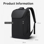 Veekindel mitmeotstarbeline s&uuml;learvuti seljakott 15,6-tollise USB laadimise jaoks p&otilde;rutuskindel &auml;rikohver &otilde;lakott naistele meestele 48 x 31 x 16cm