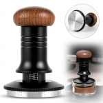 58 mm kohvi tamper 30 naela kalibreeritud vedruga tamper, reguleeritava s&uuml;gavusega espresso tamper koos 304 58mm Flat base