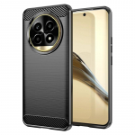 Realme 13 Pro &uuml;mbris Realme 13 Pro+ kaanega 6,7-tolline s&uuml;sinikkiust p&otilde;rutuskindel silikoonist kaitseraua Realme 13 Pro Plus 5G jaoks For Realme 13Pro must