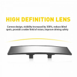 1tk auto tahavaatepeegel kumer interj&ouml;&ouml;r universaalne lainurk lainurk pimestamisvastane sinine 360 ​​p&ouml;&ouml;rlev reguleeritav tagantvaade 1pc