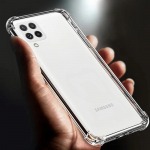 Paksendatud turvapadi p&otilde;rutuskindel l&auml;bipaistev pehme TPU telefoni&uuml;mbris Samsung Galaxy A22 4g &uuml;mbriste jaoks l&auml;bipaistev tagakaas A 22 funda back for samsung A22 4G puhas