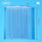 100 tk kooki pulgakomm, akr&uuml;&uuml;list l&auml;bipaistvad pulgad, plastist koogid, kattet&ouml;&ouml;riistad, vorm M