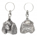 Cavalier King Charles Spaniel I - Silver-plated dog pendant, handbag decoration, backpack pendant by Art-Dog brand