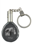 Freiberger - pendant with a picture of a horse, crystal key ring in a gift box, unique gift by Art-Dog brand