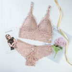 Naiste mood Lilleline pitspesukomplekt &Uuml;hev&auml;rviline rinnahoidja alusp&uuml;ksid Bikiinipesukomplekt Pidžaama &ouml;&ouml;pesukomplekt One Size valge