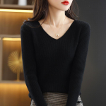 Naiste ka&scaron;miirist sviiter Qinghe ka&scaron;miir 30% ka&scaron;miir 70% vill s&uuml;gis-talvine ka&scaron;miir pullover pehme ja soe L valge