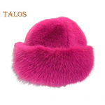 Naiste talvem&uuml;ts paks pl&uuml;&uuml;s kunstkarusnahast soojust hoidev tuulekindel Mongoolia stiilis &auml;mbrim&uuml;ts &uuml;hev&auml;rviline v&auml;lijalgrattas&otilde;it suusatamine Panama m&uuml;ts must