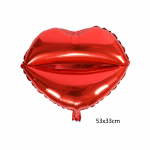 LOVE Letter Foil Balloon Huulepulk Punane Huule Foolium Balloon Aastap&auml;ev Pulmad S&otilde;brap&auml;ev S&uuml;nnip&auml;evapeo Kaunistus Pruudiball Other