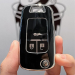 Chevrolet Cruze Aveo Trax Opel Astra Corsa Meriva Zafira Antara J jaoks Buick TPU auto kaugjuhtimispuldi v&otilde;tmekorpuse kaane korpuse puldiga 3 button black