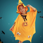 Lastele m&otilde;eldud nahkhiiretiiva kost&uuml;&uuml;m Halloweeniks etenduspeoks ja fotorekvisiidid karnevalile must