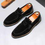 Mood Meeste Vabaaja Nahkkingad Meeste Klassikalised Briti Stiilis Penny Loaferid Mokassiinid Meeste Peo Pulma Vaba&otilde;hu S&otilde;idu Sandaalid 38