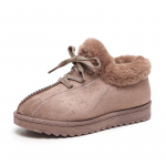 Talvise platvormiga hubased lumesaapad naistele Mugavad udupeened soojad jalutusaapad Naiste kunstseemisnahast libisemisvastased kunstkarusnahast voodriga l&uuml;hikesed poolsaapad 35