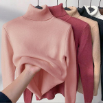 Turtleneck talvekampsun Naiste Elegantne Paks sametvoodriga Soe Sueter Kootud Pullover &Otilde;hukesed topid Jersey trikotaaž Kampsun Uus one size