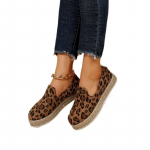 Naiste Leopard Loafers Kingad Lameda platvormiga sporditossud vabaaja jooksujalatsid 2024. aasta suvemood Uued naiste sapatillad 36 leopardimustriline v&auml;rv