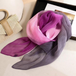 Gradient siidsallid Naiste Luksusbr&auml;nd Hijab Sall Foulard Femme Kortsud Sallid M&auml;hised Bandana Peasall Hijab Beach One Size