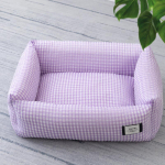 Four Seasons General Kenneli hingav ruuduline koeramatt saab olla eemaldatav kaisukaru v&auml;ikese koera ja kassi kenneli magamiskoerte tarvikud S: 45 * 35 * 18cm