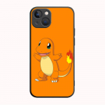 B-66 Pokemon Charmander must &uuml;mbris Redmi 10A 10C 12C 13C 9A 9C 9T A3X Note 10 9 9S 10S iPhone 11 12 13 14 15 16 X XS Pro Max Mini 7 8 Plus XR jaoks Redmi 12 eebenmust