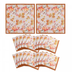 Halloween pumpkin maple leaf Thanksgiving theme pumpkin napkins Disposable tableware Maple leaf pumpkin pattern napkins