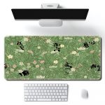 1 tk m&auml;nguri hiirematt, suur klaviatuuripadi 31,5 x 11,8 tolli topograafiline hiirematt Mustvalge hiirepadi anti-Sl-ga klaviatuuri jaoks 400*900*2mm