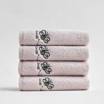 1 tk 30x30cm ruudukujuline 100% puuvillane multikas loomade tikitud &uuml;lipehme vannituba laste laste k&auml;ter&auml;tik 30x30cm&1pc hall v&auml;rv