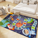 Laste m&auml;ngumatt Libisemiskindlad flanellvaibad lastetuppa Kodu Elutuba Magamistuba K&ouml;&ouml;k Vaip Masinaga pestav p&otilde;randamatt 140x200cm-55x79in