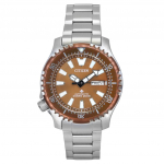 Citizen Promaster Marine Limited Edition vasest numbrilauaga automaatne sukelduja NY0164-65X 200M meeste k&auml;ekell koos lisarihmaga vask