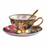 Tippkvaliteediga portselanist teetass kohviku-teen&otilde;ud Europe Bone China kohvitassi alustassi lusikakomplekt 200 ml luksuslik keraamiline kruus peo-joogin&otilde;ud