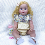 55 cm pestav elutruu pehme k&auml;sitsi maalitud simulatsioon Baby Reborn Doll Lapsed saadavad m&auml;ngunuku Girl