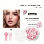 2 v&auml;rvi lahtised puudripallid kinnitamiseks, kontuurimiseks, kauakestvaks niisutamiseks, &otilde;li kontrollimiseks ja kleepumise v&auml;ltimiseks. Setting pulber