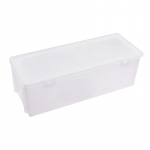 1/2 tk k&uuml;&uuml;nekunsti ristk&uuml;likukujuline l&auml;bipaistev hoiukarp k&uuml;&uuml;nte rhinestone pintsli pliiatsi puhverlihvimisfailide korraldaja konteineri&uuml;mbris 2Pcs