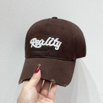 Vintage rebenenud pesapallim&uuml;ts, pestud h&auml;das isa m&uuml;tsid, kirjad tikandid Unisex hiphopi p&auml;ikesek&uuml;barad naistele ja meestele Adjustable