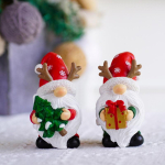 Uus Halloweeni n&otilde;id J&otilde;uluvana Hirv Isa k&auml;&auml;bus Rudolph nukk vaikfiguurid elutoa magamistoa kaunistus kodu kaunistus gray