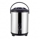 Isoleeritud Kuumade ja K&uuml;lmade Jookide Dispenser &Auml;mber Roostevabast Terasest Joogidispenser Kraaniga jaoks 8L 26cm/10.2in