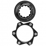 Piduri kesklukuga jalgratas 6 poldiga ketasrootori adapteri komplekt jalgratta alumiiniumsulamist tarvik must